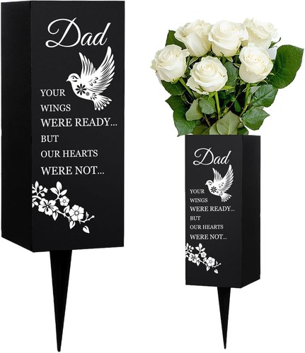 Webeedy dad cemetery - dad, vases