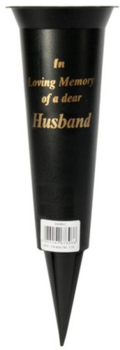 Husband grave vases flower - husband,