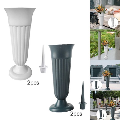 Cemetery vases with - with, spikes