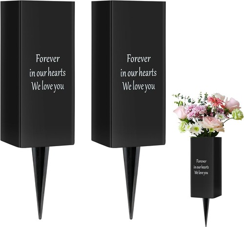 Grave vases metal - vases, cemetery