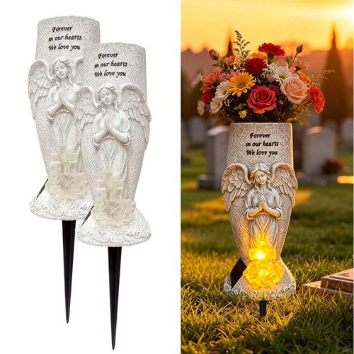 Solar memorial vases for - memorial,