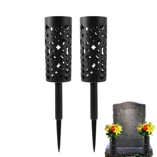 Cemetery vases with spikes - cemetery,