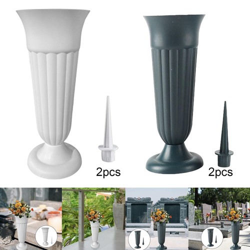 Pack cemetery vases - cemetery, with
