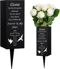 WEBEEDY Cemetery Vases Metal