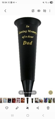 Dad grave vases flower - grave,