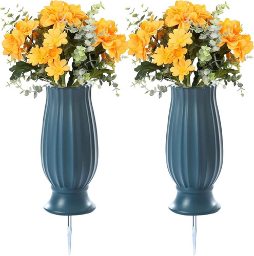 Pcs cemetery vases with - pcs,