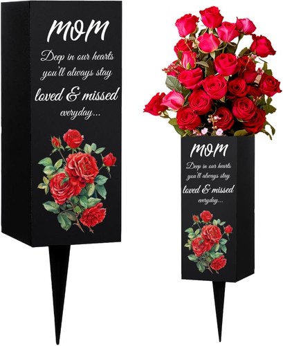 Webeedy metal cemetery vase - webeedy,