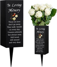 WEBEEDY Cemetery Vases Metal