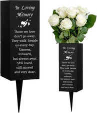 WEBEEDY Cemetery Vases Metal