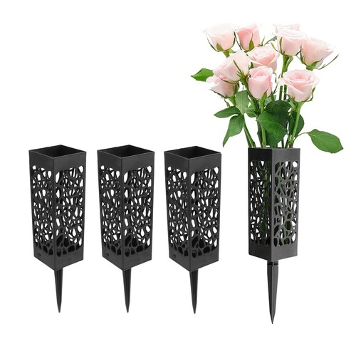 Grave flower pot vases with - grave/flower,