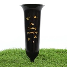 Grave Vases Flower Cemetery