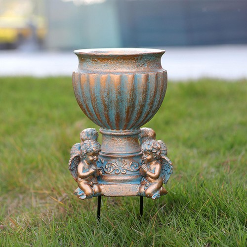 Cemetery vase with spike stake - vase,