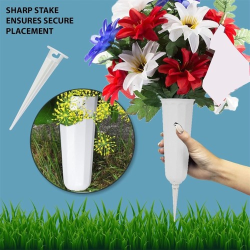 Cemetery grave decors vases - decors,