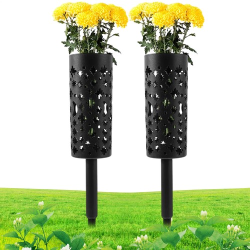 2pcs cemetery vase flower - cemetery,