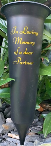 Partner grave vases flower - grave,
