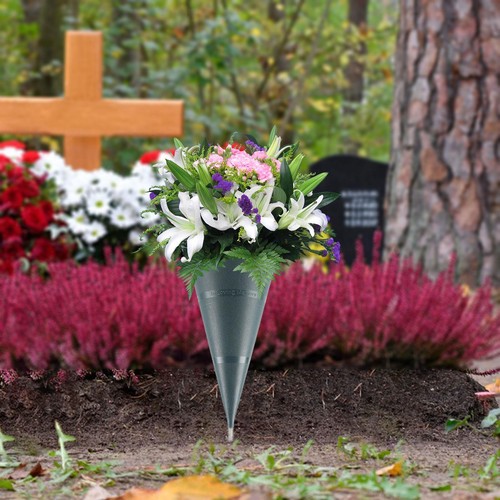Cone cemetery vase grave - cone,