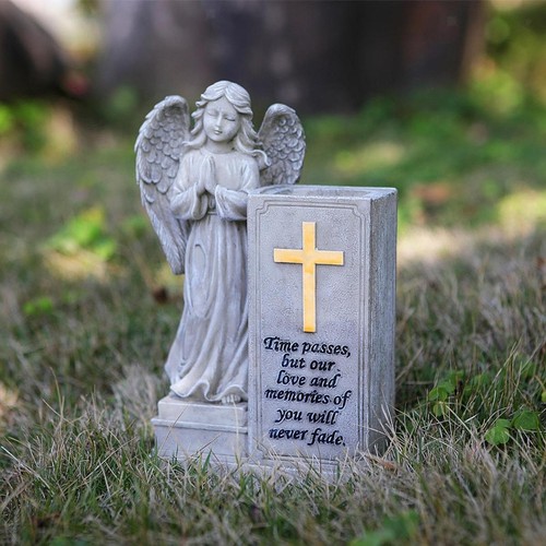 Grave flower vase - with, ground