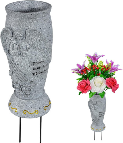 Cemetery vase memorial grave - cemetery,