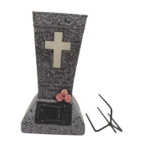 Solar cemetery grave vase - solar,