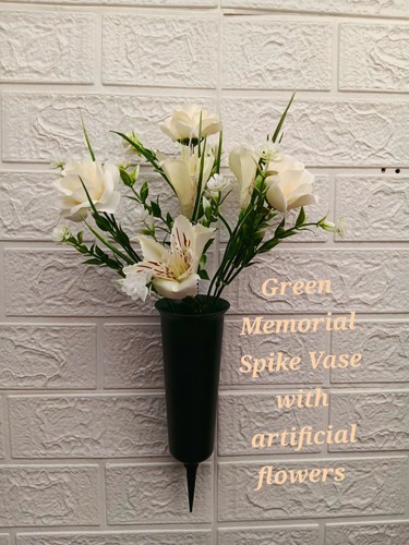 Green memorial spike - green,