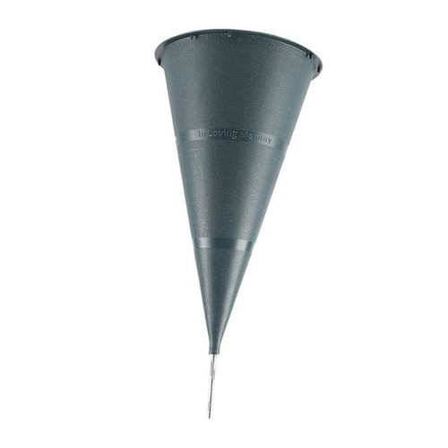 Cone cemetery vase - cone,